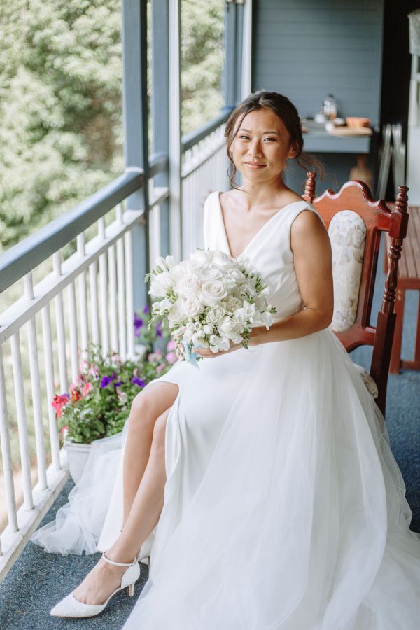 Zijing and Joshua's wedding day in Maleny, frame 016