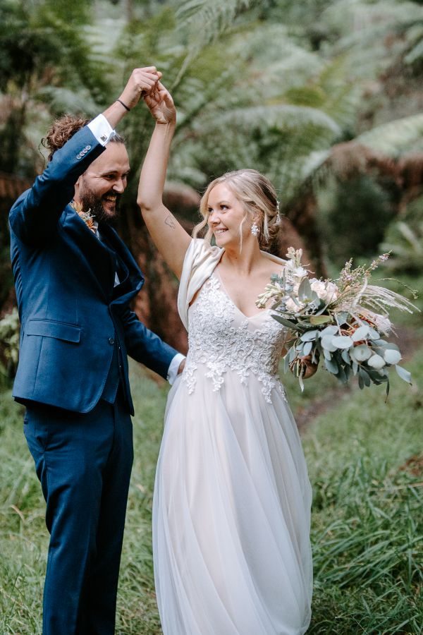 Wedding photograph 078 from Alex and Bec's day at Lyrebird Falls