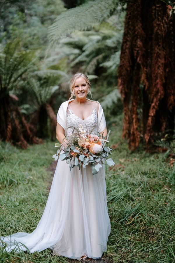 Wedding photograph 081 from Alex and Bec's day at Lyrebird Falls