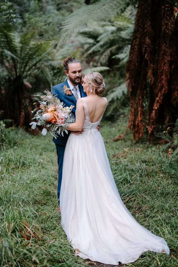 Wedding photograph 084 from Alex and Bec's day at Lyrebird Falls