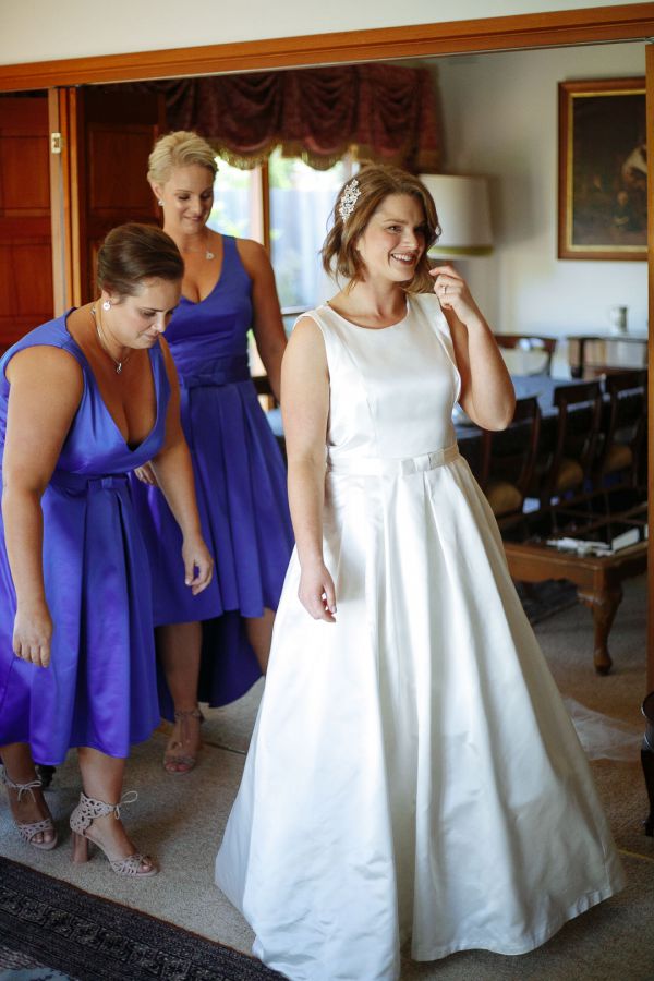 Andrea and Steve's wedding day in Kallista, frame 010