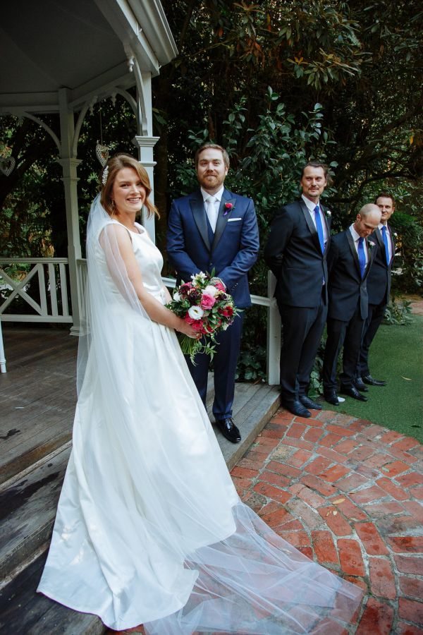 Andrea and Steve's wedding day in Kallista, frame 109