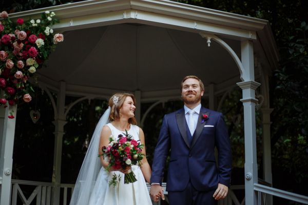 Andrea and Steve's wedding day in Kallista, frame 118