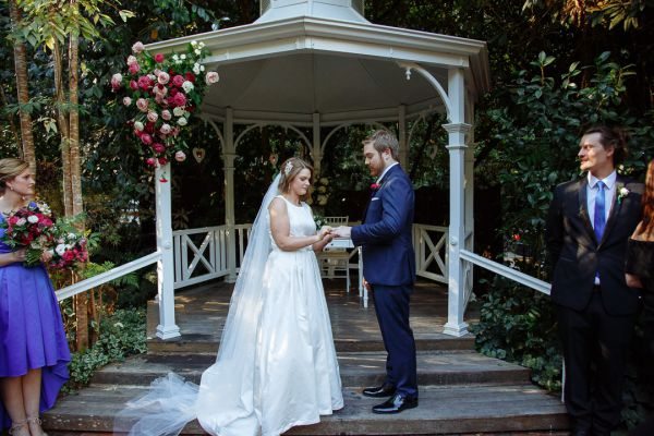 Andrea and Steve's wedding day in Kallista, frame 136