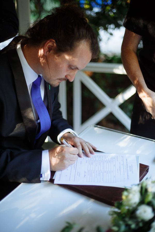 Andrea and Steve's wedding day in Kallista, frame 148