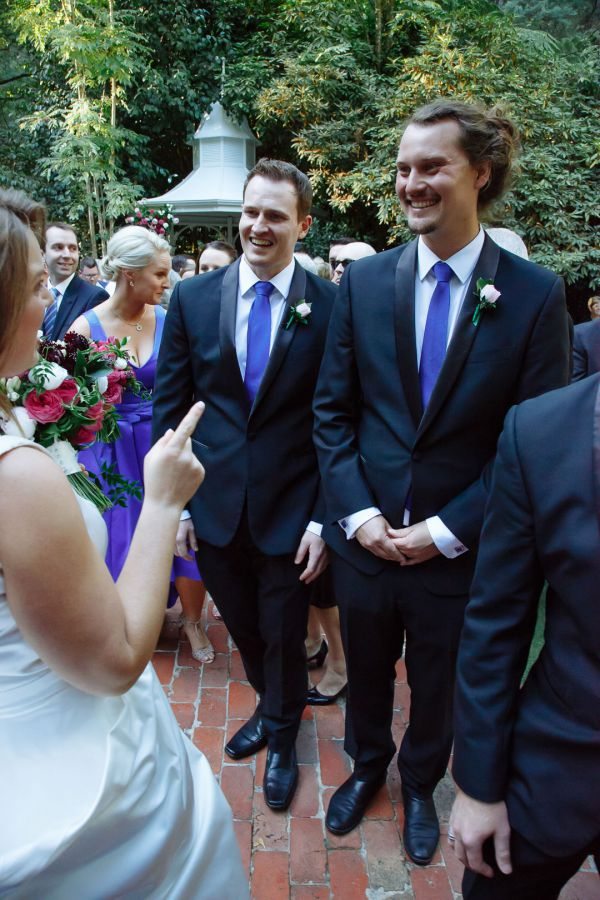Andrea and Steve's wedding day in Kallista, frame 169