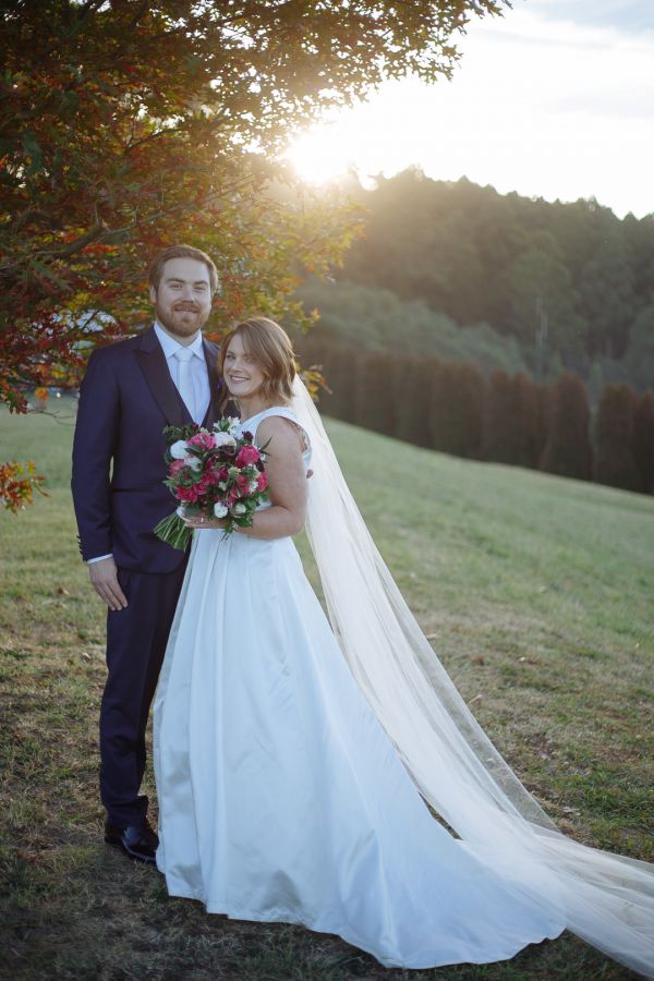 Lyrebird Falls wedding, Andrea and Steve, frame 203