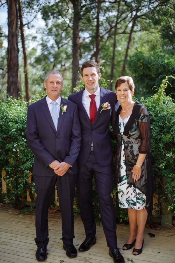 Bec and Shaun's wedding day in Kallista, frame 028