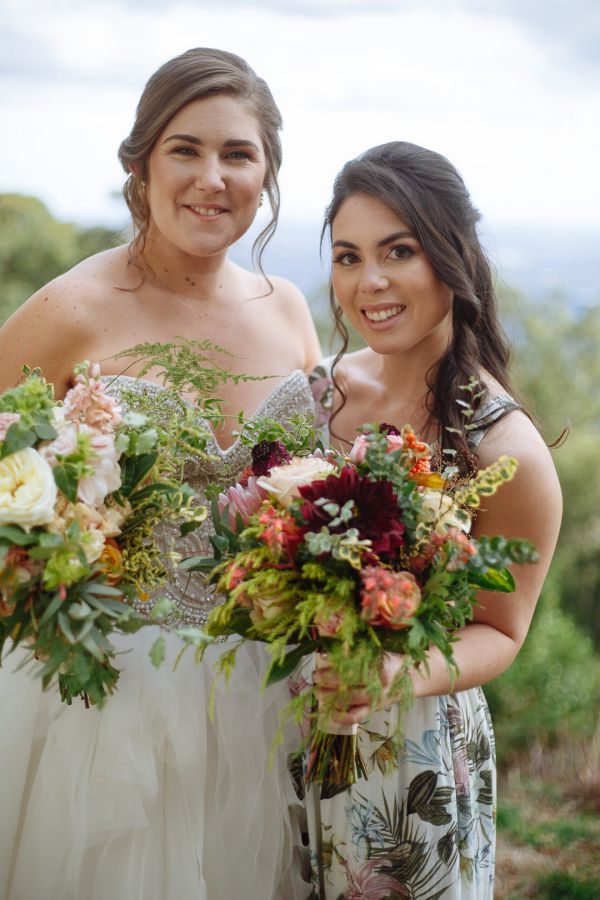 Bec and Shaun's wedding day in Kallista, frame 067