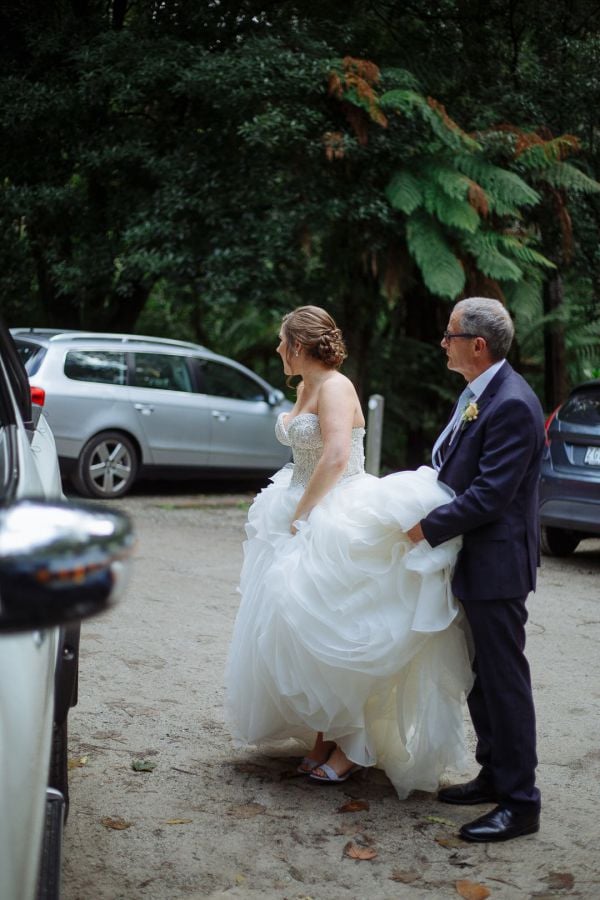 Bec and Shaun's wedding day in Kallista, frame 094