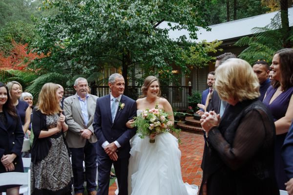 Bec and Shaun's wedding day in Kallista, frame 109