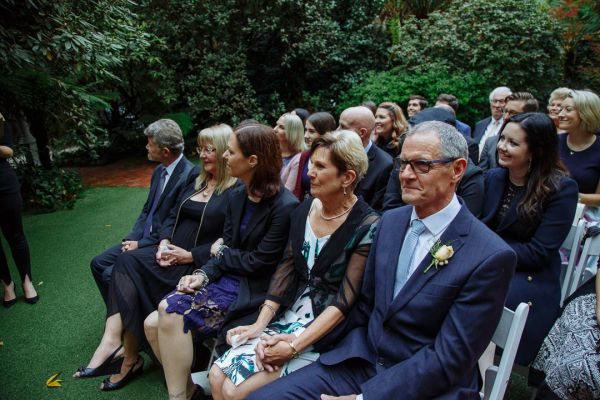 Bec and Shaun's wedding day in Kallista, frame 136