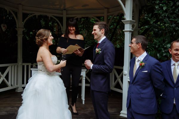 Lyrebird Falls wedding, the couple, frame 143