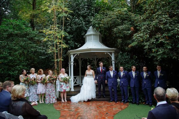 Bec and Shaun's wedding day in Kallista, frame 154