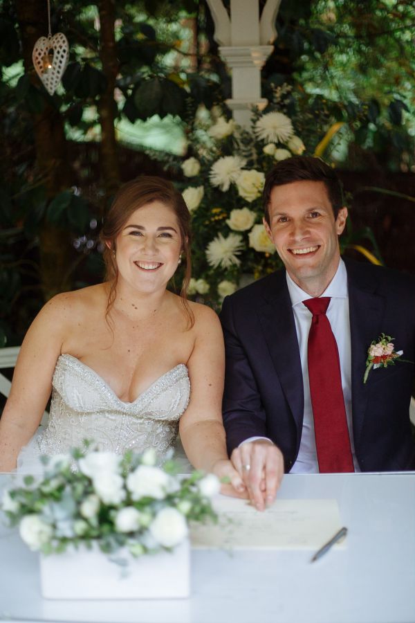 Lyrebird Falls wedding, the couple, frame 161