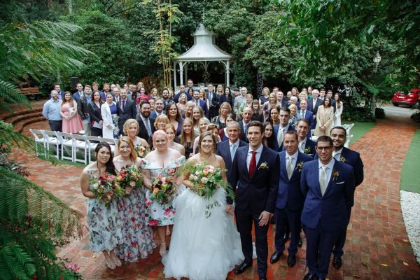 Bec and Shaun's wedding day in Kallista, frame 166