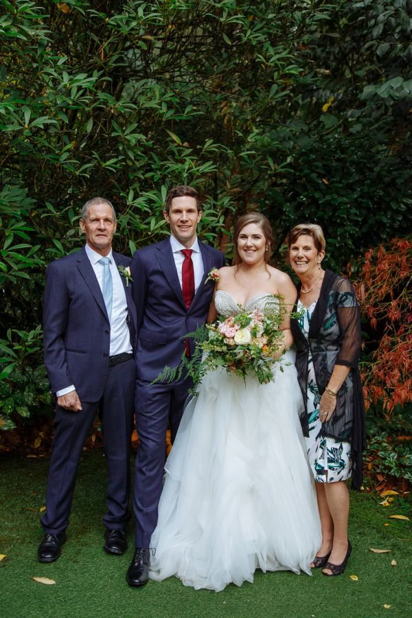 Bec and Shaun's wedding day in Kallista, frame 193