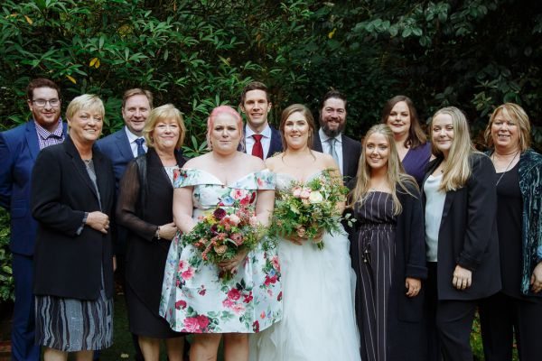 Lyrebird Falls wedding, the couple, frame 200