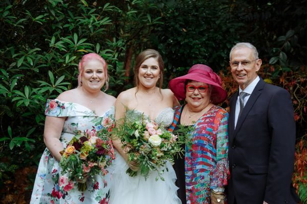 Bec and Shaun's wedding day in Kallista, frame 202