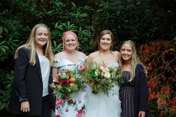 Bec and Shaun's wedding day in Kallista, frame 211