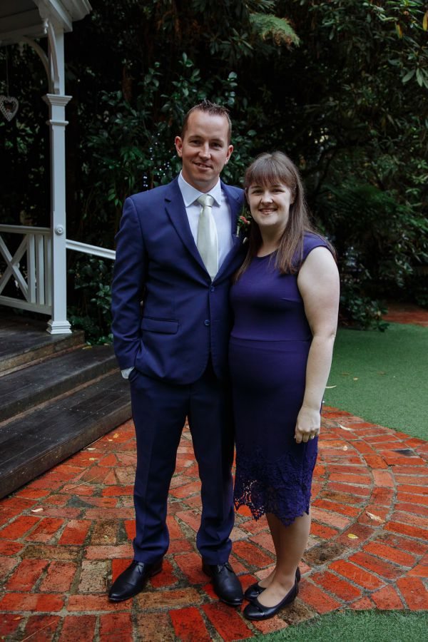 Lyrebird Falls wedding, the couple, frame 215