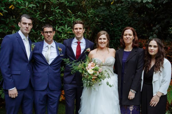 Lyrebird Falls wedding, the couple, frame 218
