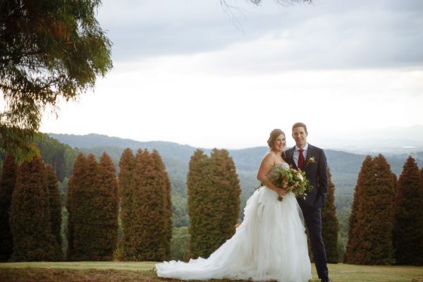 Bec and Shaun's wedding day in Kallista, frame 223