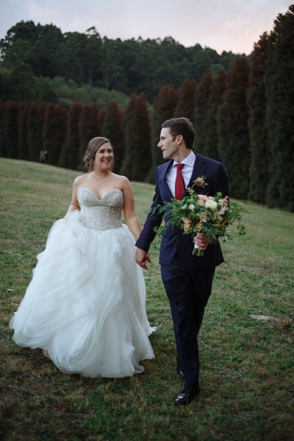 Lyrebird Falls wedding, the couple, frame 245