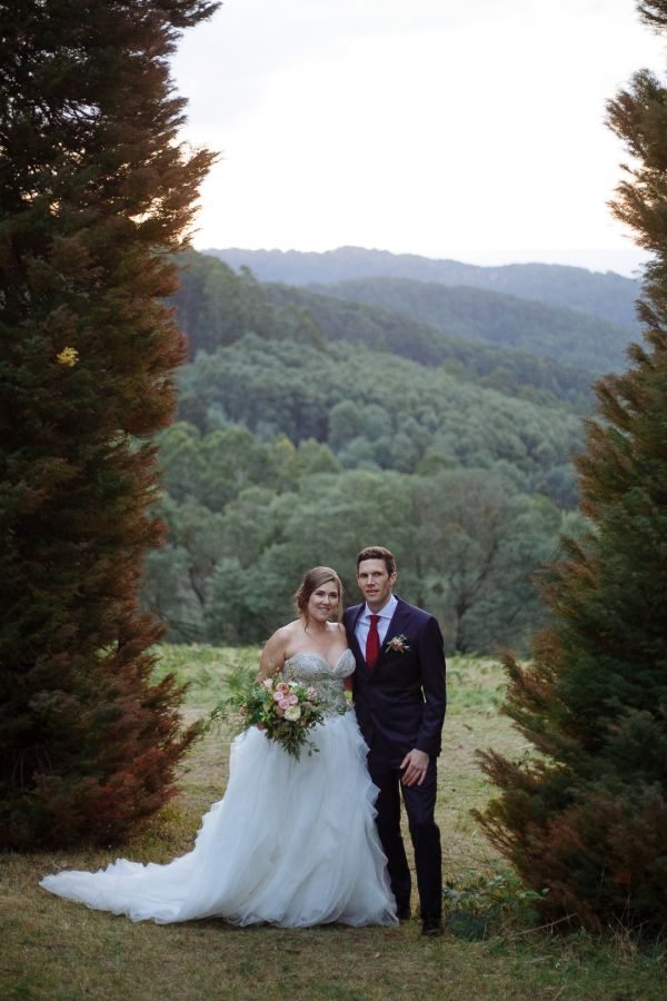 Bec and Shaun's wedding day in Kallista, frame 250