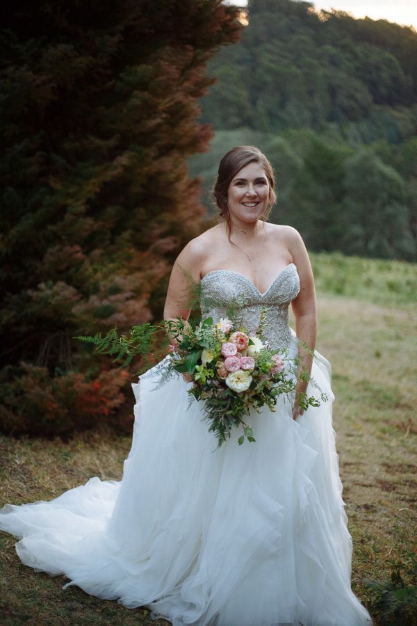 Bec and Shaun's wedding day in Kallista, frame 253