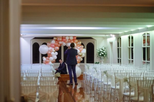 Bec and Shaun's wedding day in Kallista, frame 310
