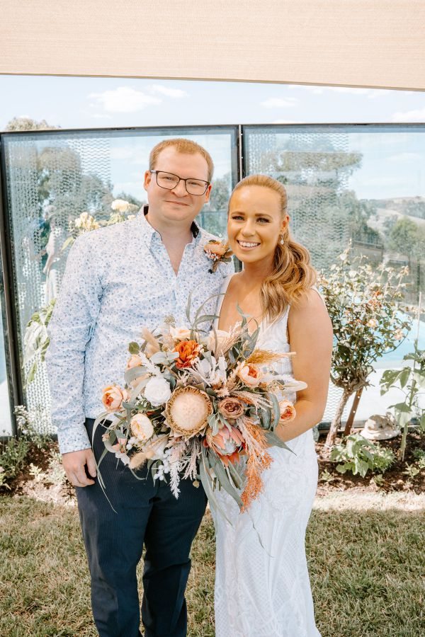 Sally and Luke's wedding day in Chintin, frame 018