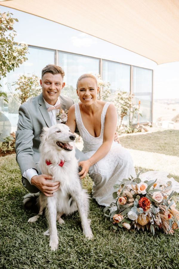 Sally and Luke's wedding day in Chintin, frame 021