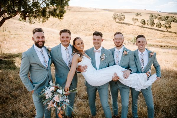 Sally and Luke's wedding day in Chintin, frame 026