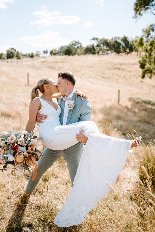 Sally and Luke's wedding day in Chintin, frame 030