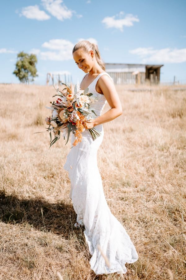 Sally and Luke's wedding day in Chintin, frame 034