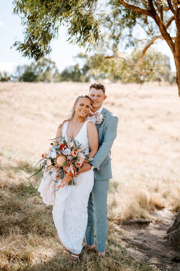 Sally and Luke's wedding day in Chintin, frame 038