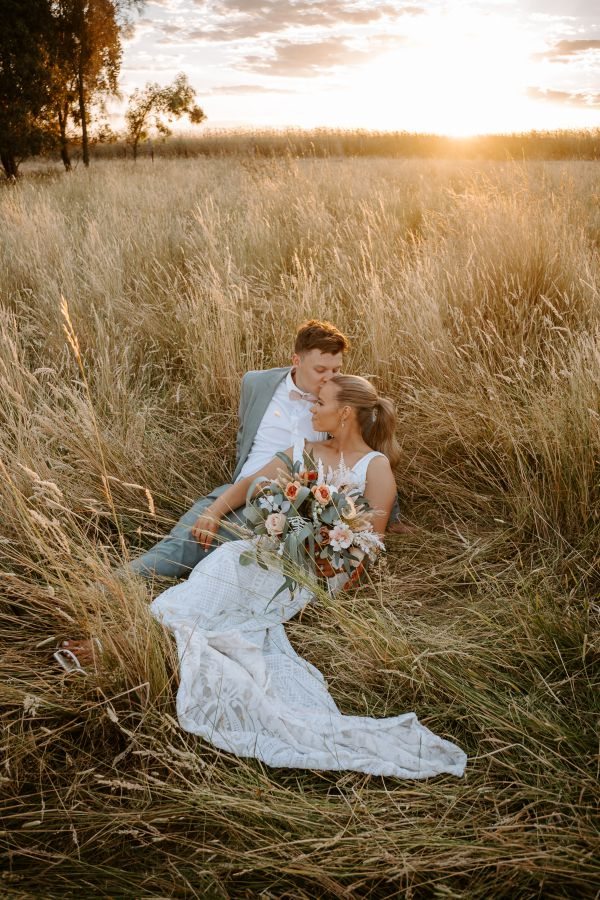 Sally and Luke's wedding day in Chintin, frame 045
