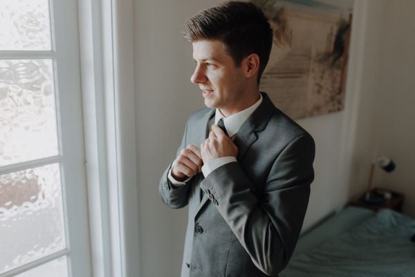 Melanie and Damian's wedding day in Manly, frame 007