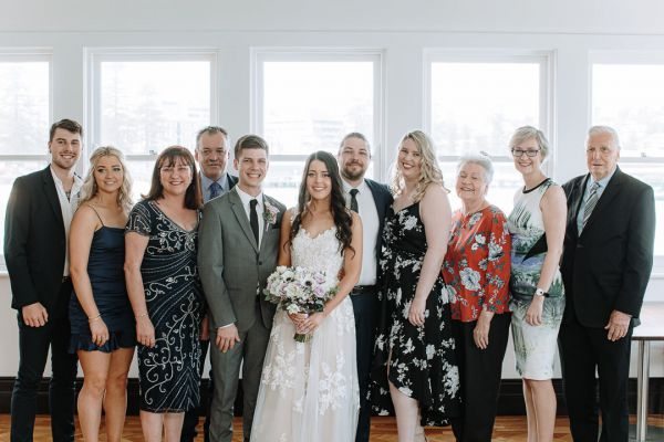 Melanie and Damian's wedding day in Manly, frame 058