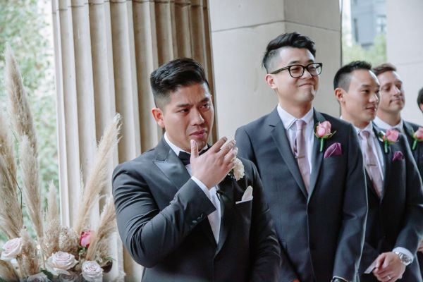 Vivian and Tony's wedding day in Melbourne, frame 103