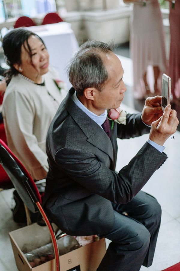 Vivian and Tony's wedding day in Melbourne, frame 121
