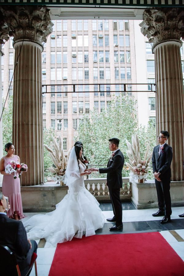 Vivian and Tony's wedding day in Melbourne, frame 130