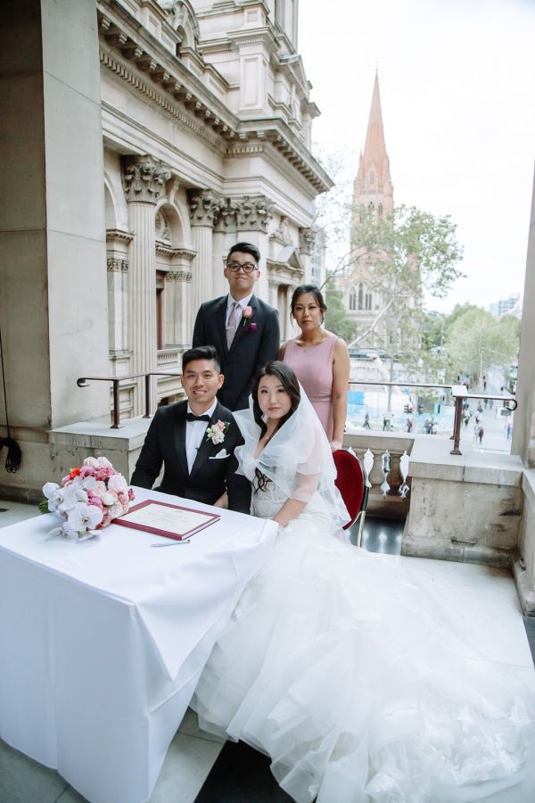 Vivian and Tony's wedding day in Melbourne, frame 142