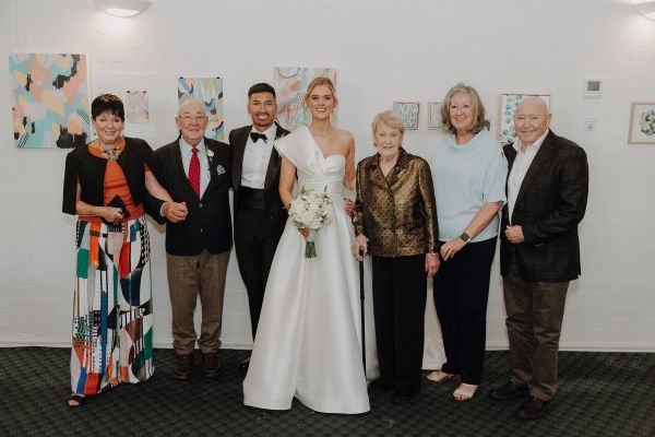 Georgie and Johnny's wedding day in Golden Point, frame 055