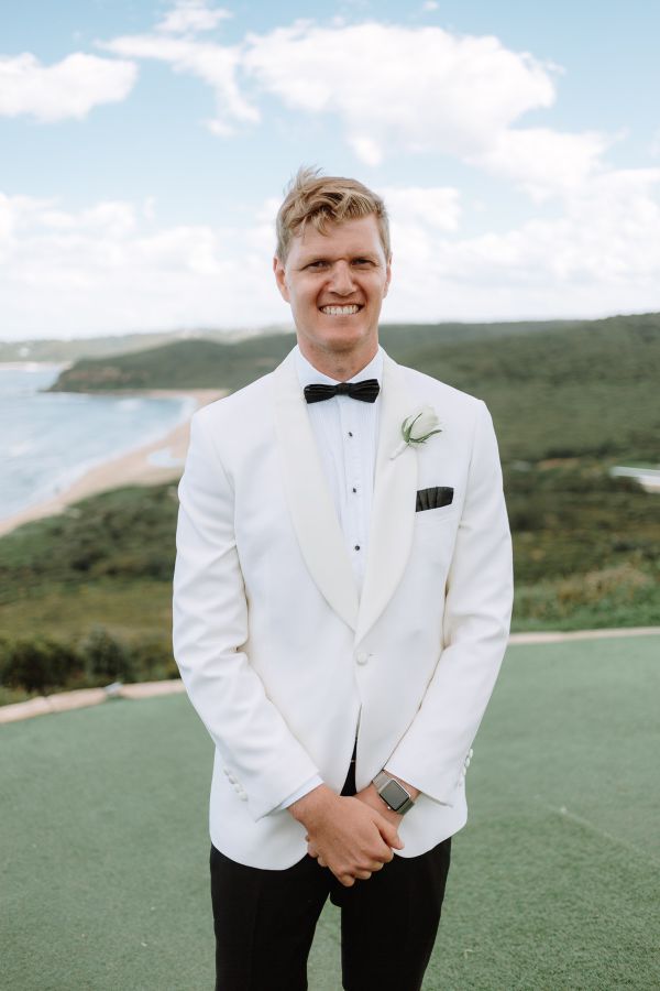 Rachael and Dylan's wedding day in Merewether, frame 004