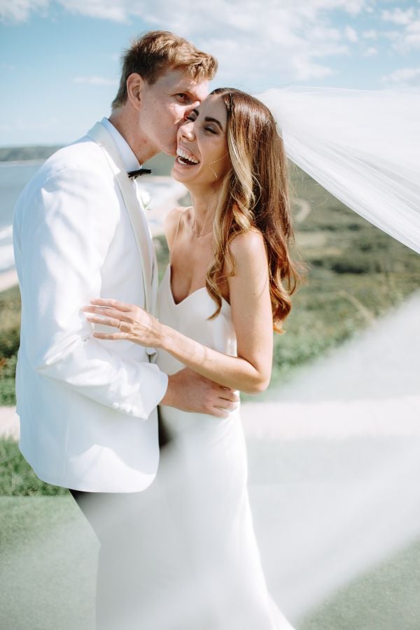 Rachael and Dylan's wedding day in Merewether, frame 061