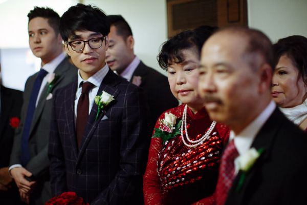 The couple's wedding day in Murrumbeena, frame 061