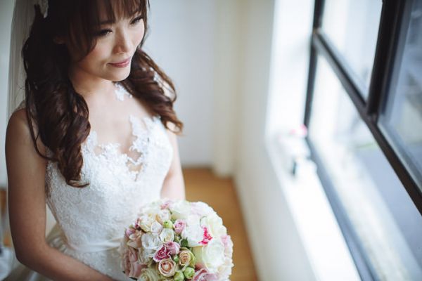 The couple's wedding day in Murrumbeena, frame 157