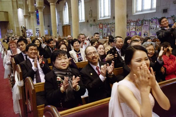 Carlton Gardens wedding, the couple, frame 068